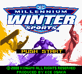 Millennium Winter Sports (USA) Title Screen